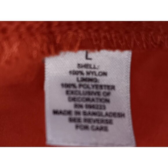 Magellan Outdoors Women Shirt Orange Relaxed Fit Button Up Fish Gear Workwear L - Picture 7 of 12